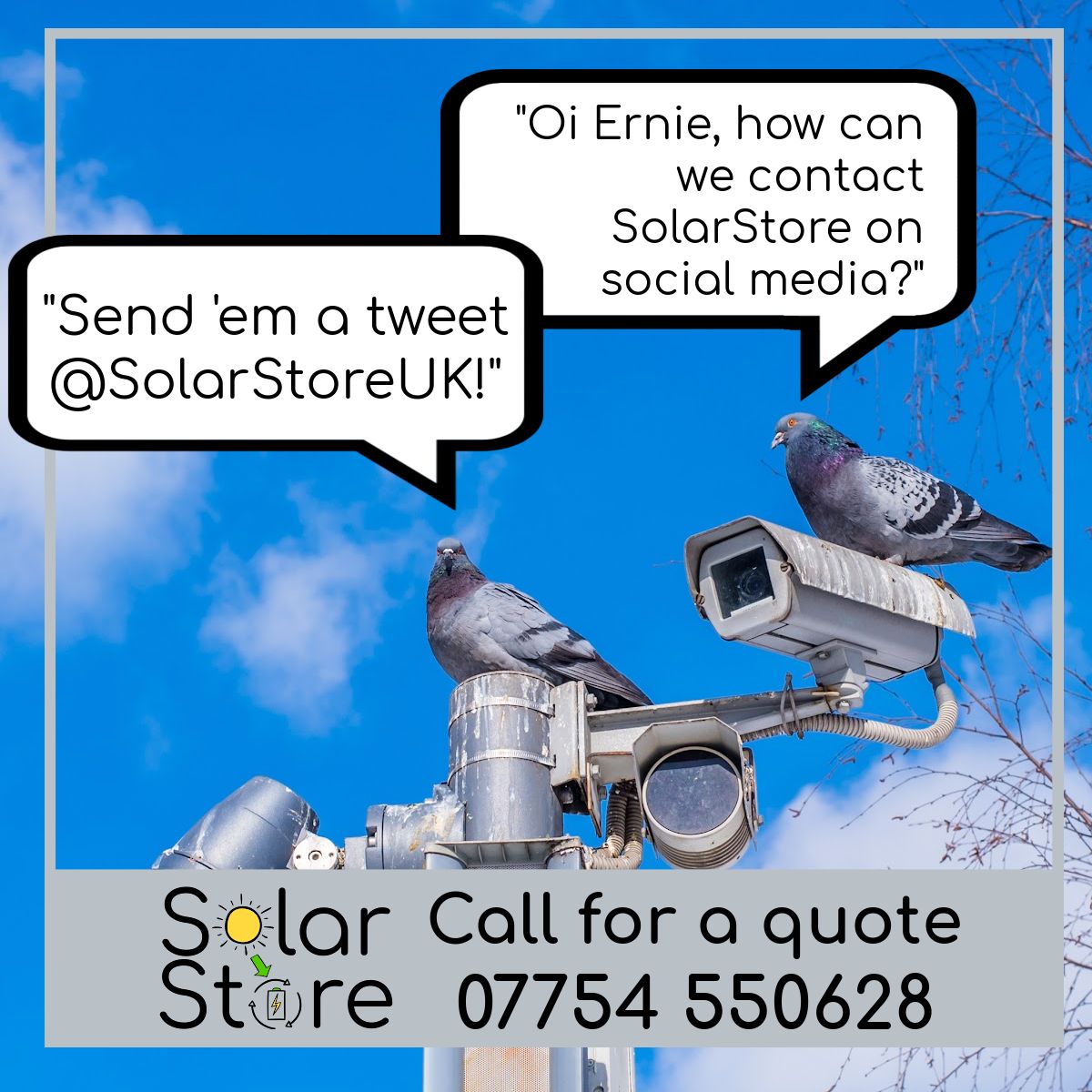 SolarStoreUK's tweet photo. You can contact us on any of our social media platforms, not just on Twitter!

Facebook - @TheSolarStoreUK
Instagram - @solar_store_uk https://t.co/Y2mWCMLj6N