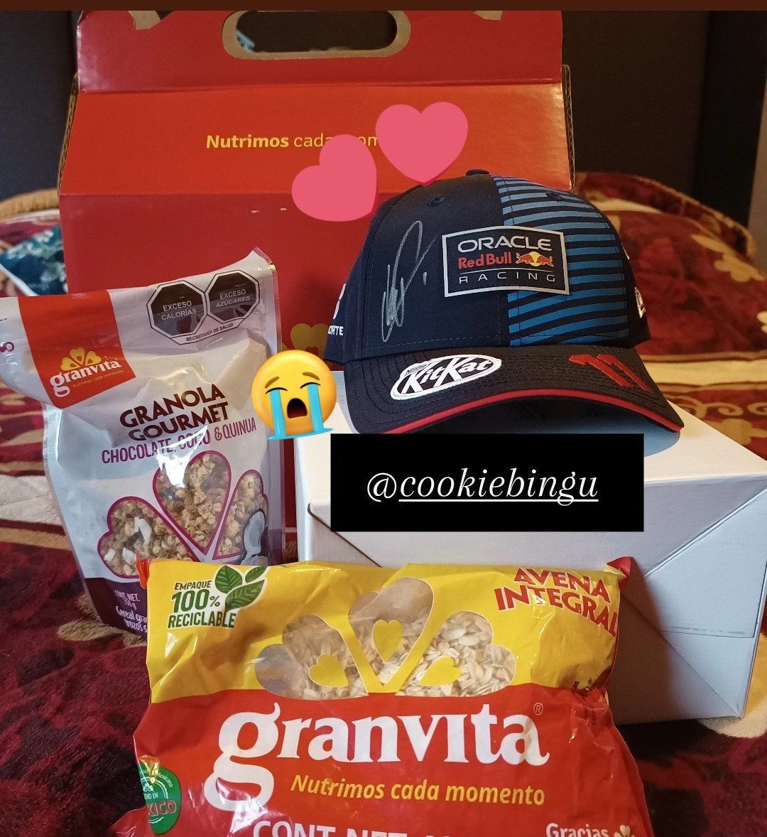 cookieBingu's tweet image. Muchas gracias @GranvitaMx  por hacer esto posible 😭😭😭❤️ @SChecoPerez   ❤️❤️❤️