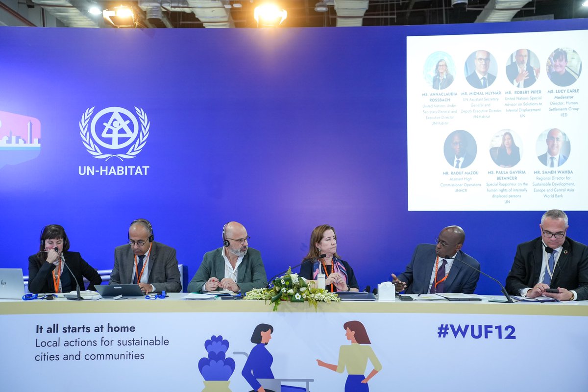 UNHCR Egypt (@unhcregypt) on Twitter photo UNHCR’s Assistant High Commissioner <a href="/RaoufMazou/">Raouf Mazou</a> on a <a href="/WUF12Egypt/">WUF12Egypt</a> panel discussion moderated by <a href="/lucyurbanearle/">Lucy Earle</a> discussing innovative and inclusive urban displacement solutions with <a href="/UNPiper/">Robert Piper</a> <a href="/MichalMlynar/">Michal Mlynár</a> <a href="/PaulaGaviriaB/">Paula Gaviria</a> and <a href="/SamehNWahba/">Sameh Wahba</a> UNHCR’s Assistant High Commissioner <a href="/RaoufMazou/">Raouf Mazou</a> on a <a href="/WUF12Egypt/">WUF12Egypt</a> panel discussion moderated by <a href="/lucyurbanearle/">Lucy Earle</a> discussing innovative and inclusive urban displacement solutions with <a href="/UNPiper/">Robert Piper</a> <a href="/MichalMlynar/">Michal Mlynár</a> <a href="/PaulaGaviriaB/">Paula Gaviria</a> and <a href="/SamehNWahba/">Sameh Wahba</a>