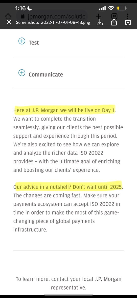 SMQKEDQG's tweet image. Big Statements from J.P Morgan on blockchain as we head into 2025.🔑📈

- Bullish on Digital Assets into 2025✅

- J.P Morgan’s Advice on ISO 20022: Don’t wait until 2025.😏

- “We’re investing into ISO 20022.”📝

- “In 2024, Big banks like J.P Morgan are tapping into…