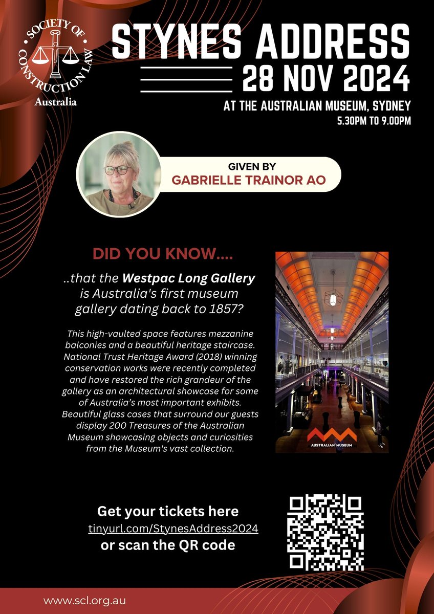 🎉3 WEEKS TO GO!! Have you got your ticket yet? 
We are all very excited and can't wait to see you there.

TICKETS: lnkd.in/gTMFPZzS or scan the QR code on the flyer.

Spaces are limited, so early registration is recommended.

#socla #soclamembers #stynesaddress #Sydney