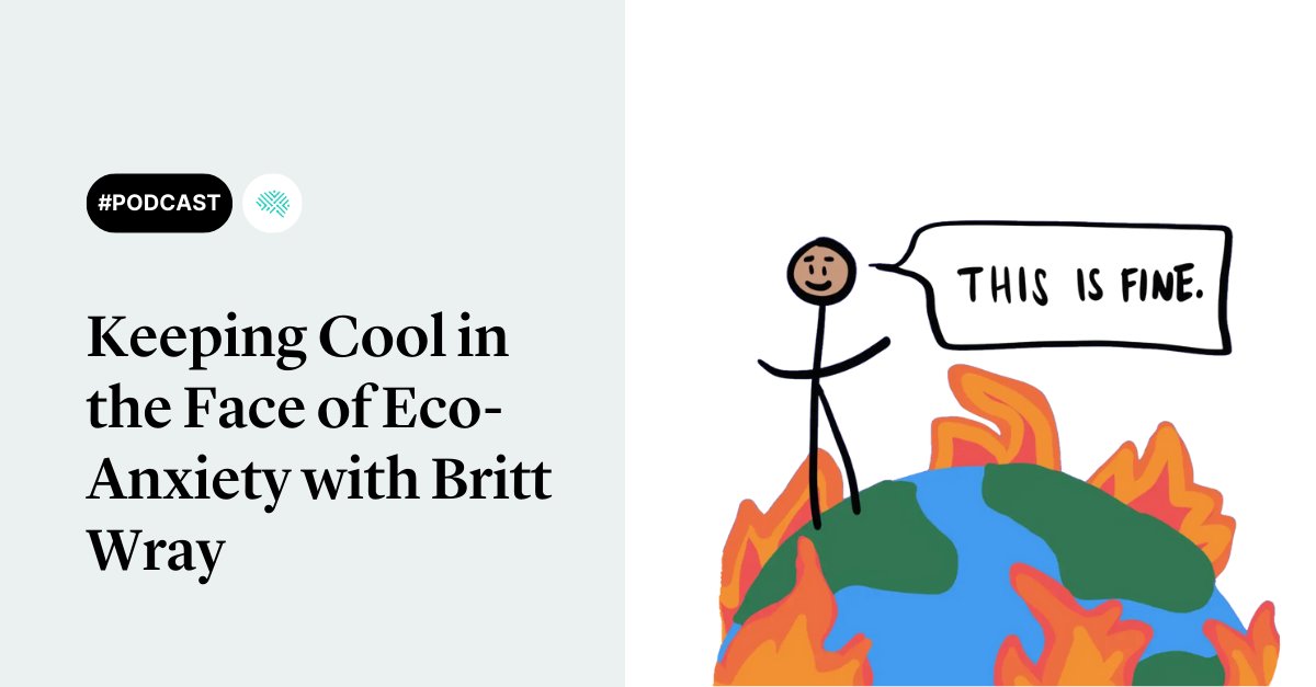 Are you constantly stressed out about climate change, but don’t know what to do about it? This is called eco-anxiety.

Check out our podcast episode with Britt Wray to learn more.

hubs.ly/Q02XdRR90