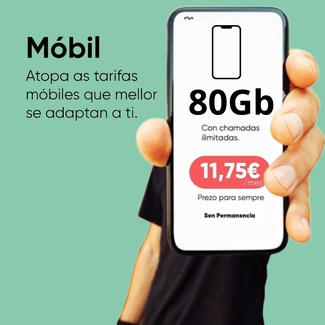 EVOA_Fibra's tweet photo. 📱 80Gb con llamadas ilimitadas cobertura Movistar 💥11,75€/mes💥 Precio para siempre jamás. Sin permanencia.👍🥰

Llama ahora ☎️ 881 822 823
👉https://t.co/PWe5KcND6m https://t.co/m3qoeYAqAe