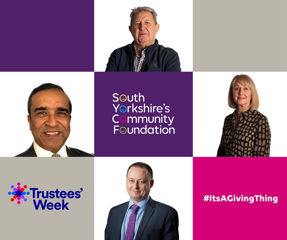 South Yorkshire's Community Foundation (@sycf1986) on Twitter photo Wrapping up #TrusteesWeek
⭐ <a href="/ProfJaydip/">Prof Jaydip Ray</a> DL former High Sheriff South Yorks
⭐Darren Littlewood CFO <a href="/HenryBootPLC/">Henry Boot</a>
⭐Alex Pettifer MBE
⭐Prof Chris Booth-Mayblin
Thank you for your dedication in guiding us as we work together to create stronger, fairer, healthier communities 💜 Wrapping up #TrusteesWeek
⭐ <a href="/ProfJaydip/">Prof Jaydip Ray</a> DL former High Sheriff South Yorks
⭐Darren Littlewood CFO <a href="/HenryBootPLC/">Henry Boot</a>
⭐Alex Pettifer MBE
⭐Prof Chris Booth-Mayblin
Thank you for your dedication in guiding us as we work together to create stronger, fairer, healthier communities 💜