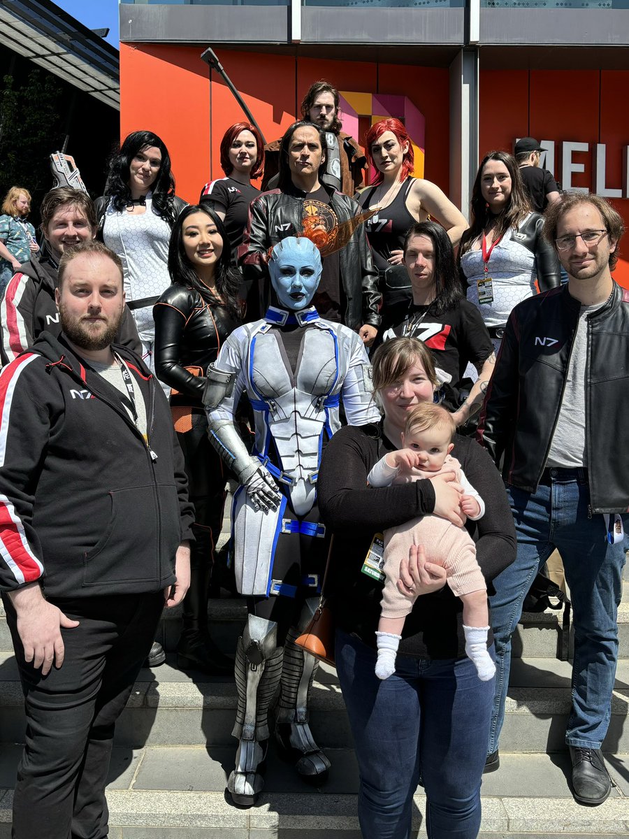 Happy N7 Day to <a href="/masseffect/">Mass Effect</a> fans across the multiverse! Here’s me with the N7 Elite Costume Group at <a href="/DragonCon/">💐🌼Dragon Con 🌹🌺</a> 2024 and with <a href="/soylentcosplay/">Soylent Cosplay</a> &amp; co. at <a href="/PAXAus/">PAX Australia</a> 2024…

Mass Effect fans are the best fans! 🫡 

#MassEffect #N7Day #N7Day2024 #CommanderShepard #MassEffectCosplay