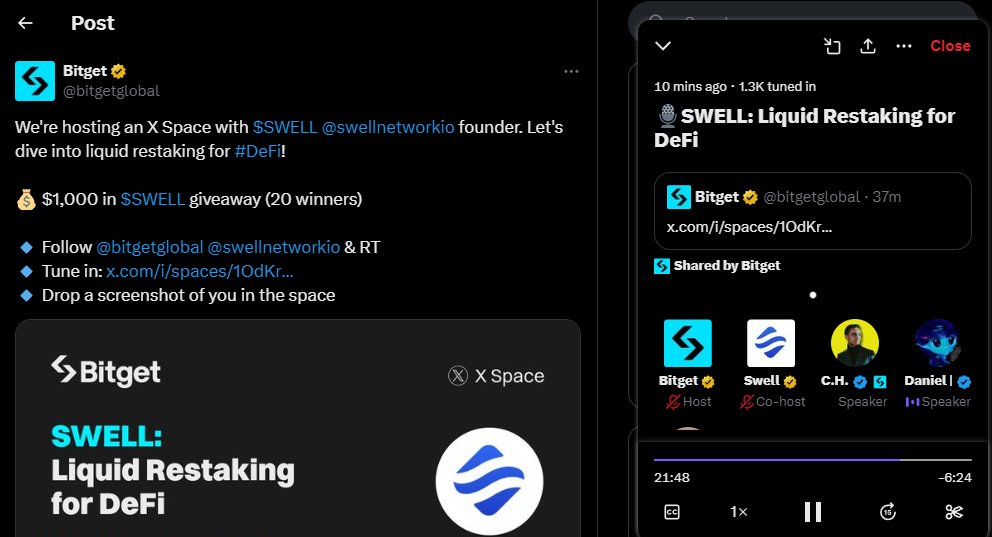 ultimostrange's tweet photo. @bitgetglobal @swellnetworkio Done https://t.co/QeUPoM0tbo