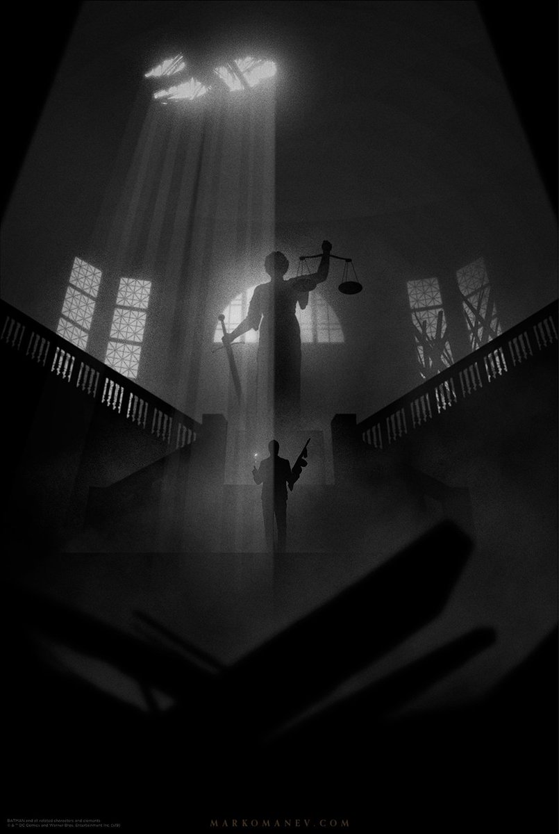 The_DarkMonarch's tweet photo. Batman Noir by Marko Manev https://t.co/qsmQyQZXCk
