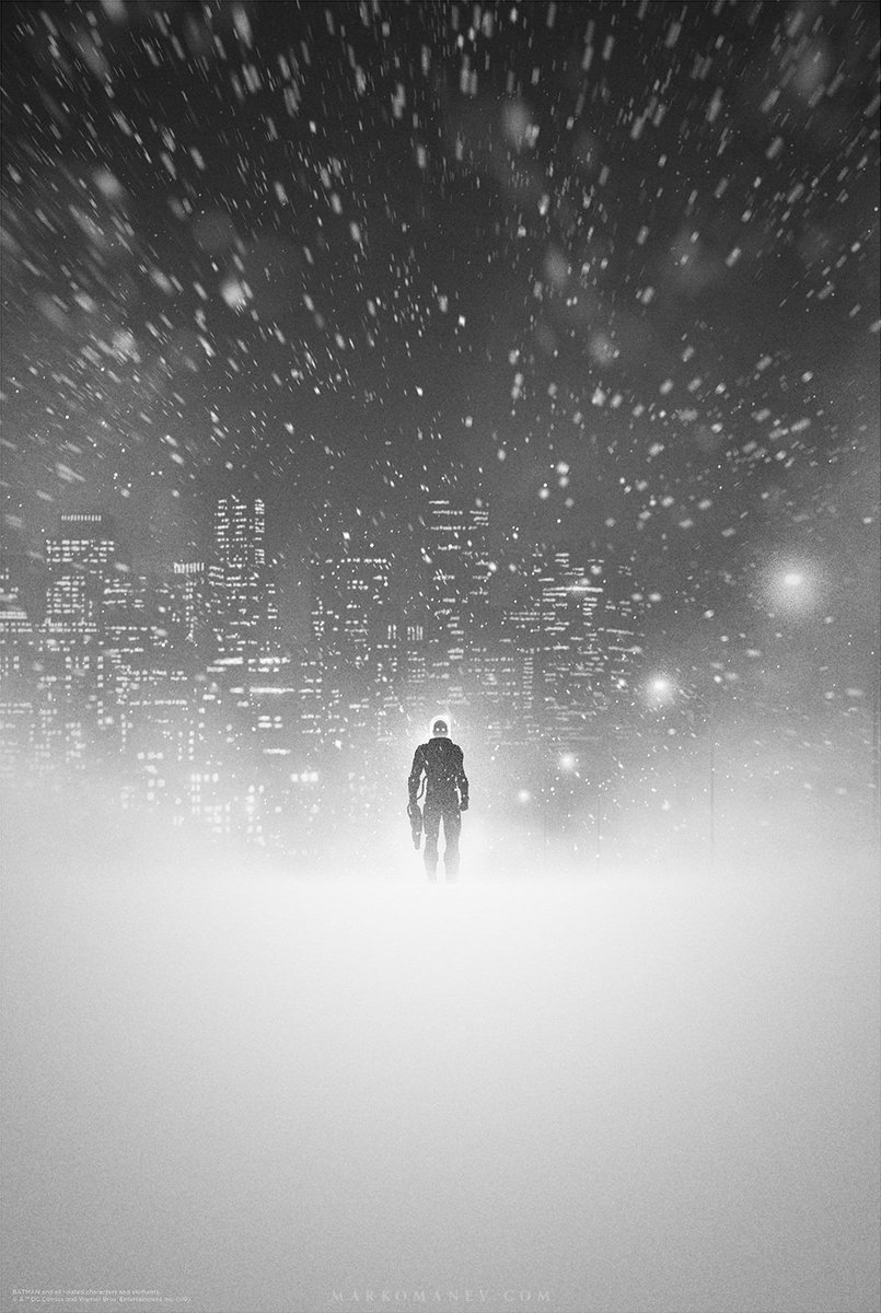 The_DarkMonarch's tweet photo. Batman Noir by Marko Manev https://t.co/qsmQyQZXCk