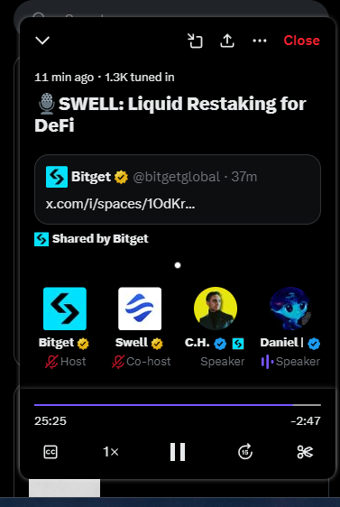 vinyarama's tweet photo. @bitgetglobal @swellnetworkio +doneeee https://t.co/d5xpl8zqYx