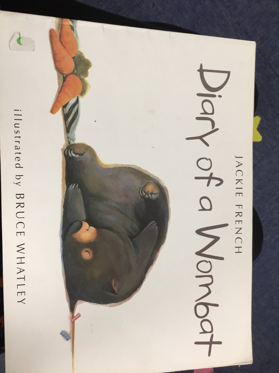 GlowwormsStF's tweet photo. Book vote today was this story. The children loved the funny wombat and her demanding attitude 😀 https://t.co/LNAi7G3QJO