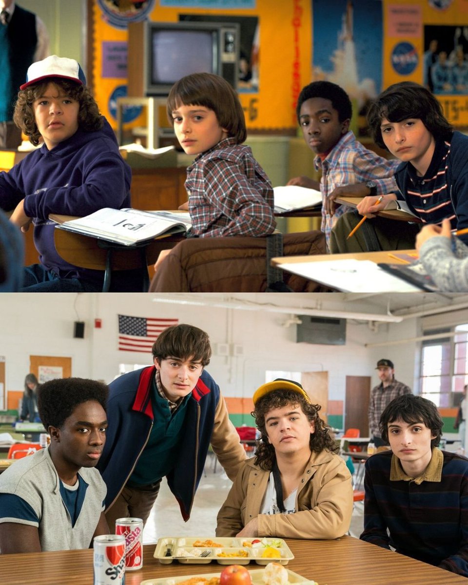 GossipRoomOff's tweet photo. 🚨 Les titres des 8 épisodes de la dernière saison de "Stranger Things" ont été dévoilés !

• Mission de Secours
• La disparition de ******
• Le piège
• Sorcellerie
• Plan de choc
• S'échapper de Camazotz
• Le Pont
• Le monde à l'endroit

La dernière saison se déroulera un peu plus d'un an après les événements de la saison 4. La sortie est prévue en 2025 ! 🔥 (via Deadline)