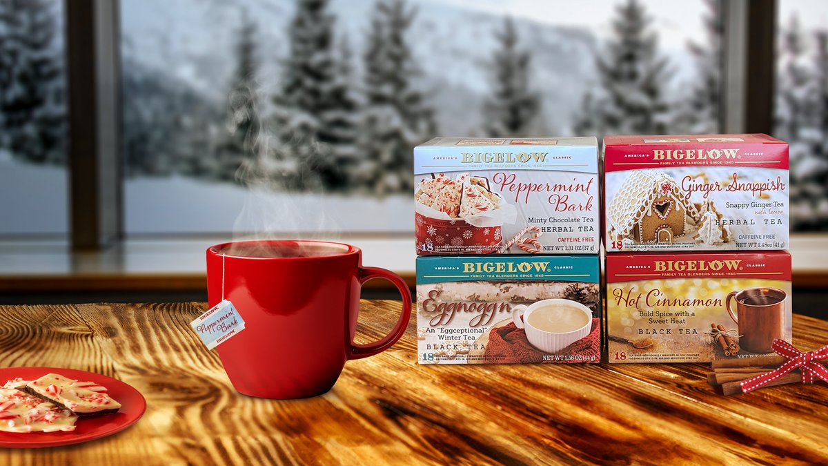 Bigelow Winter Teas are here and are now 20% off for a limited time. Stock up on all your favorites: bit.ly/4hnTmzB enter code WINTER20 at checkout. #bigelowtea