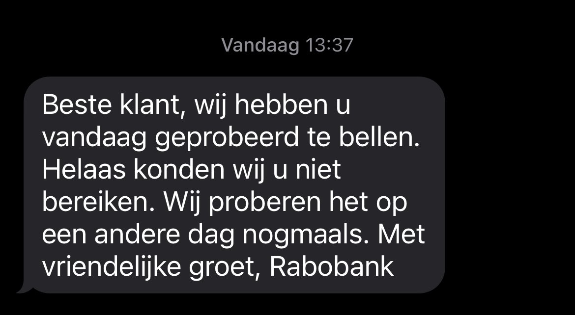 Bart1979's tweet photo. @Rabobank eeeh volgens mij lag het deze keer aan jullie… opnemen en weg! https://t.co/wDqeAYeLpu