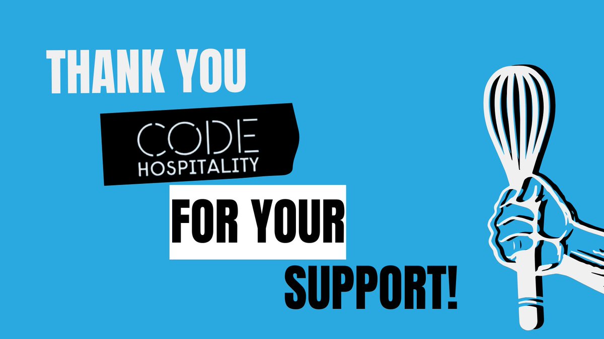 A big thank you to <a href="/CODEHospitality/">CODE</a> for their incredible support through memberships! 🙌

Your backing helps us create a fantastic workplace and keeps us focused on improving school food. 

We truly appreciate your support. 🌟