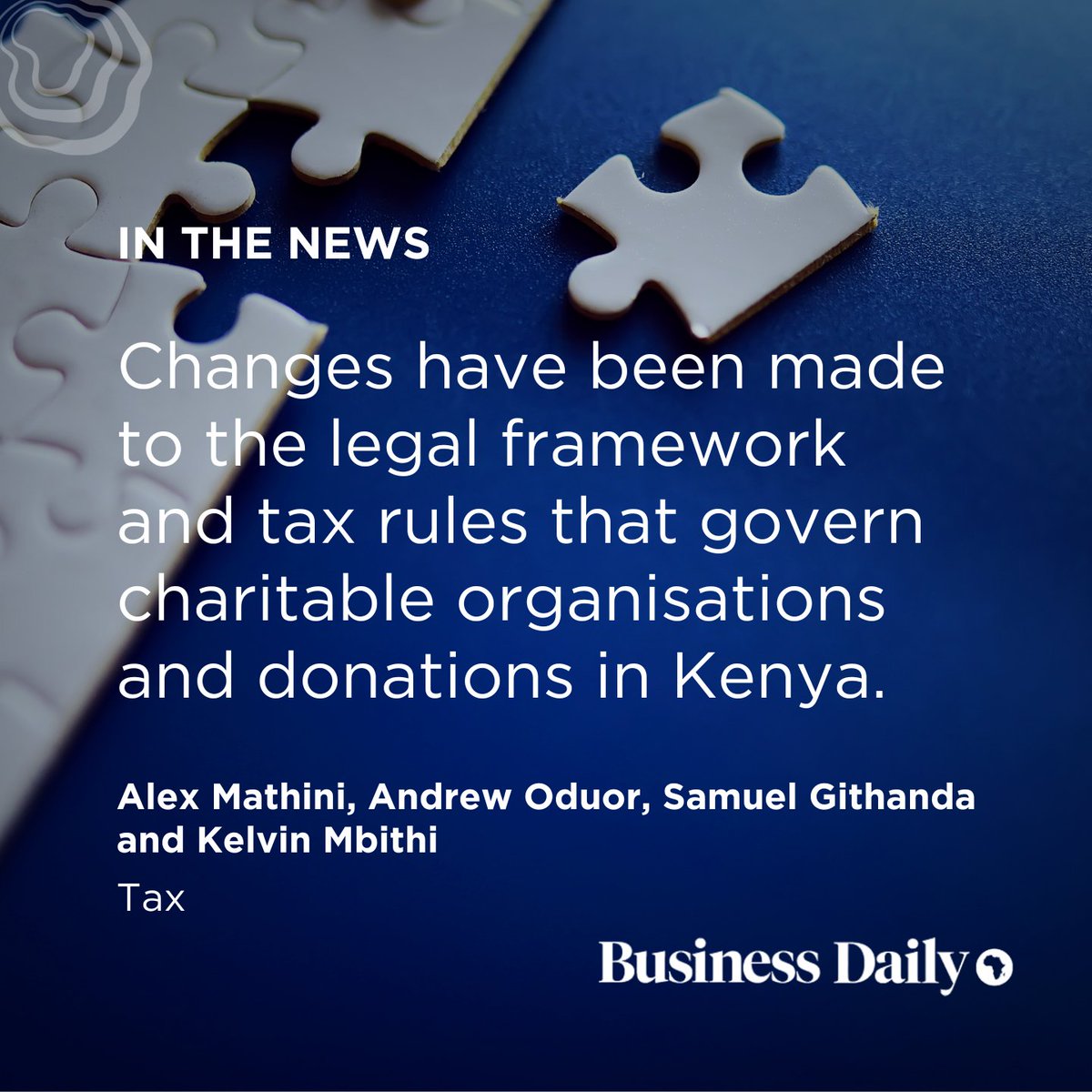 Bowmans_Law's tweet image. IN THE NEWS🇰🇪| The Income Tax (Charitable Organisations and Donations Exemption) Rules, 2024  have implications for Kenyan corporate donors wanting to ensure their donations to charities are allowable expenses. Our #tax team expands on the new rules here: businessdailyafrica.com/bd/opinion-ana…