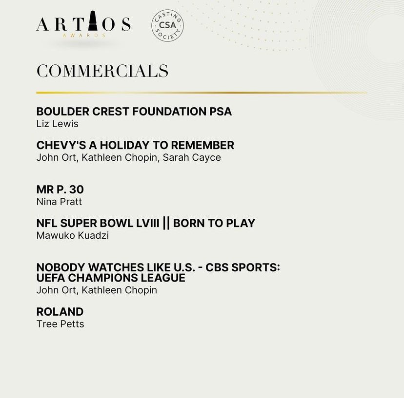 Tree Petts Casting tweet media