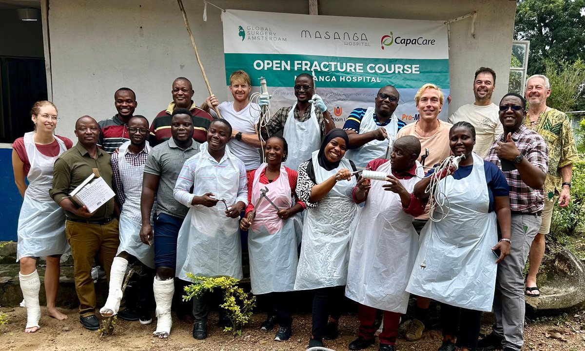 CapaCare (@capacare) on Twitter photo In partnership with <a href="/Globalsurgams/">Global Surgery Amsterdam</a> the Open Fracture Course at Masanga Hospital united orthopedic residents & surgeons nationwide to advance open fracture care. Together, weโre improving patient outcomes! ๐ฆด๐ช #CapaCare #GlobalSurgery #MasangaHospital #SierraLeone #OpenFractures In partnership with <a href="/Globalsurgams/">Global Surgery Amsterdam</a> the Open Fracture Course at Masanga Hospital united orthopedic residents & surgeons nationwide to advance open fracture care. Together, weโre improving patient outcomes! ๐ฆด๐ช #CapaCare #GlobalSurgery #MasangaHospital #SierraLeone #OpenFractures