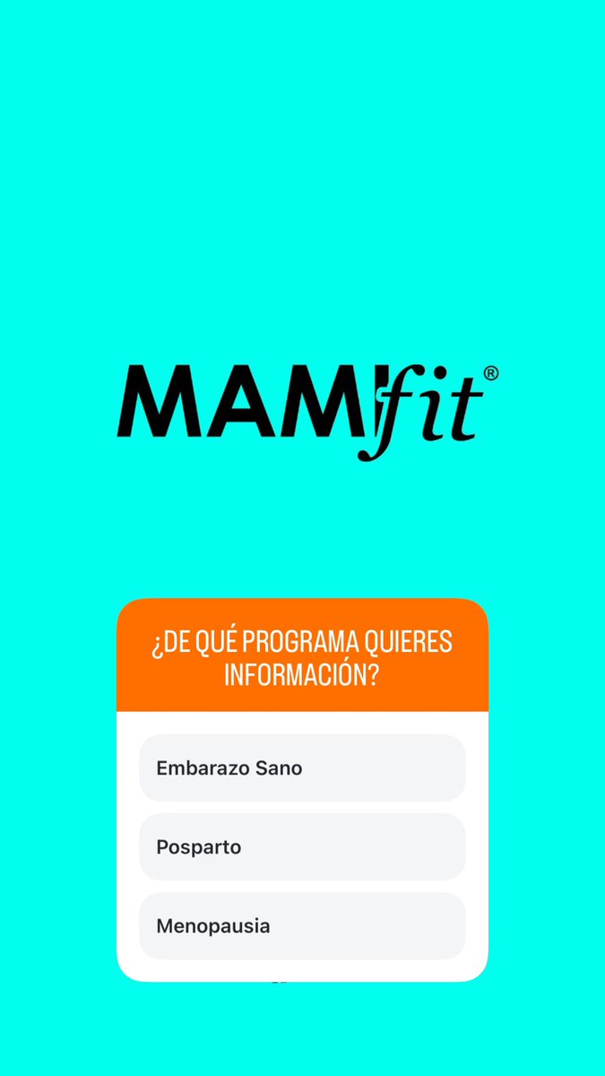 ENTRENA MAMIfit durante tu embarazo 🤰🏻 

21 días de entrenamientos con y sin impacto.

⁃Reto embarazo por trimestres
⁃Reto WoodRoller
⁃Reto Core y Suelo pélvico
⁃Reto Movilidad y estiramientos
⁃Reto Glúteos

Link para apuntarte:
buy.stripe.com/bIY8Aw9eD4IT58…