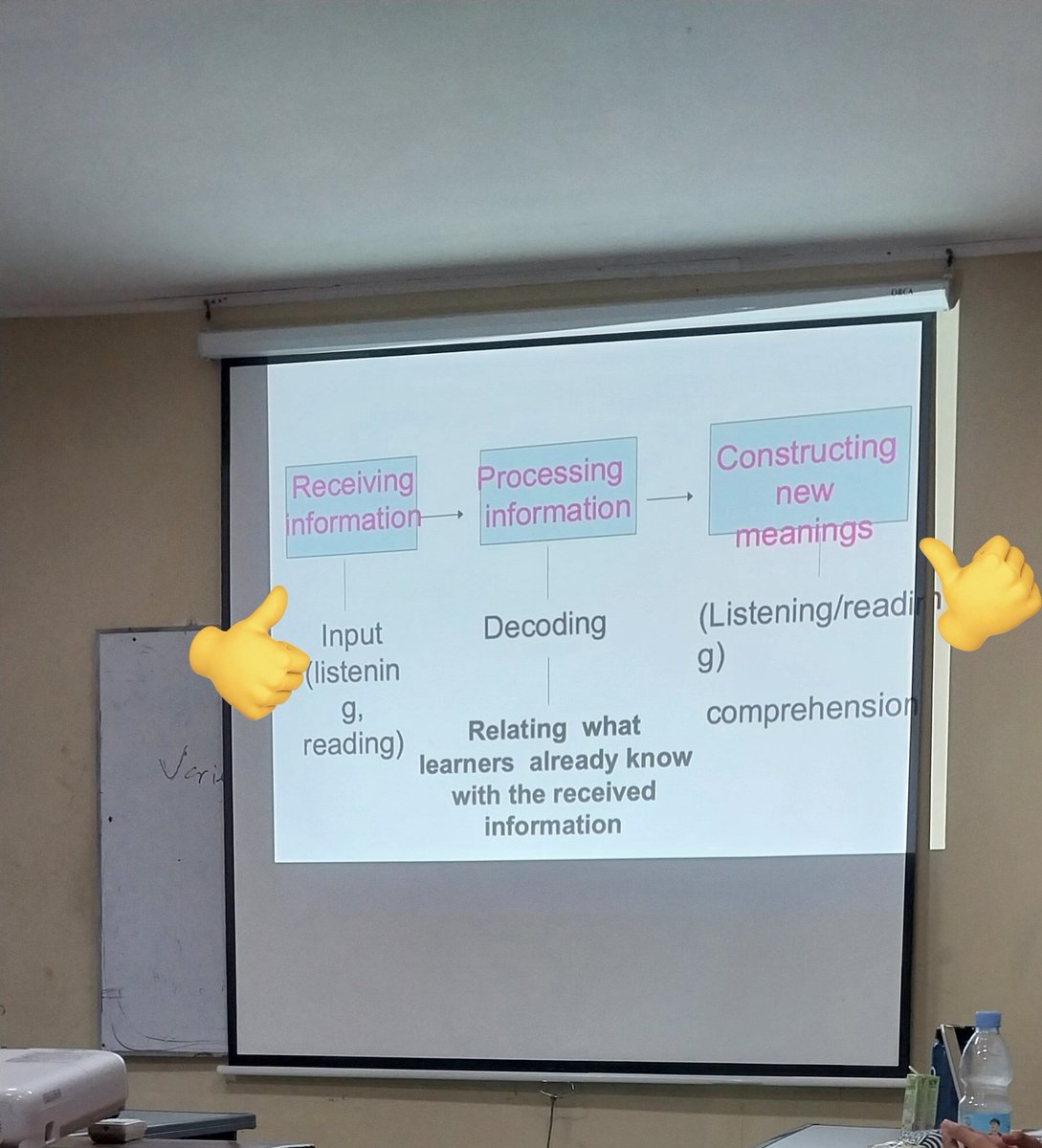 hermionyyye's tweet image. Salah satu Dosen aku ngejelasin bagan ini buat bantu LANCARIN ENGLISH SKILLS

Emang bener ya kalau mau lancarin semua skills in English harus banyak "Receiving Information" yang nantinya menghasilkan "Good Comprehension"!

So, kalau mau lancar speaking, emang harus banyakin…