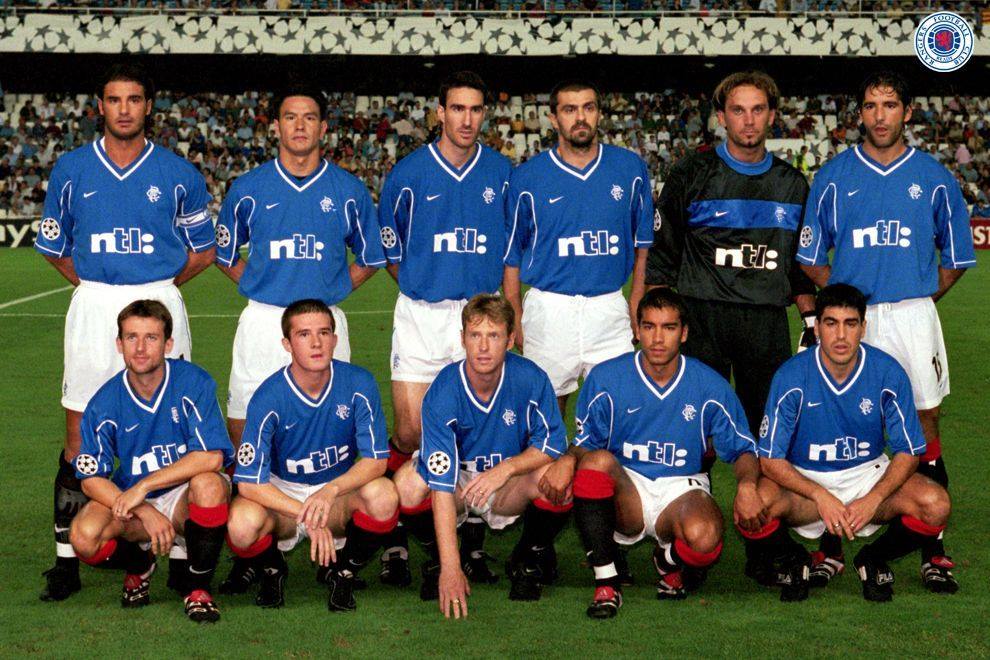 90sfootball's tweet photo. Rangers, 1999/2000. https://t.co/76nqnxn7VK