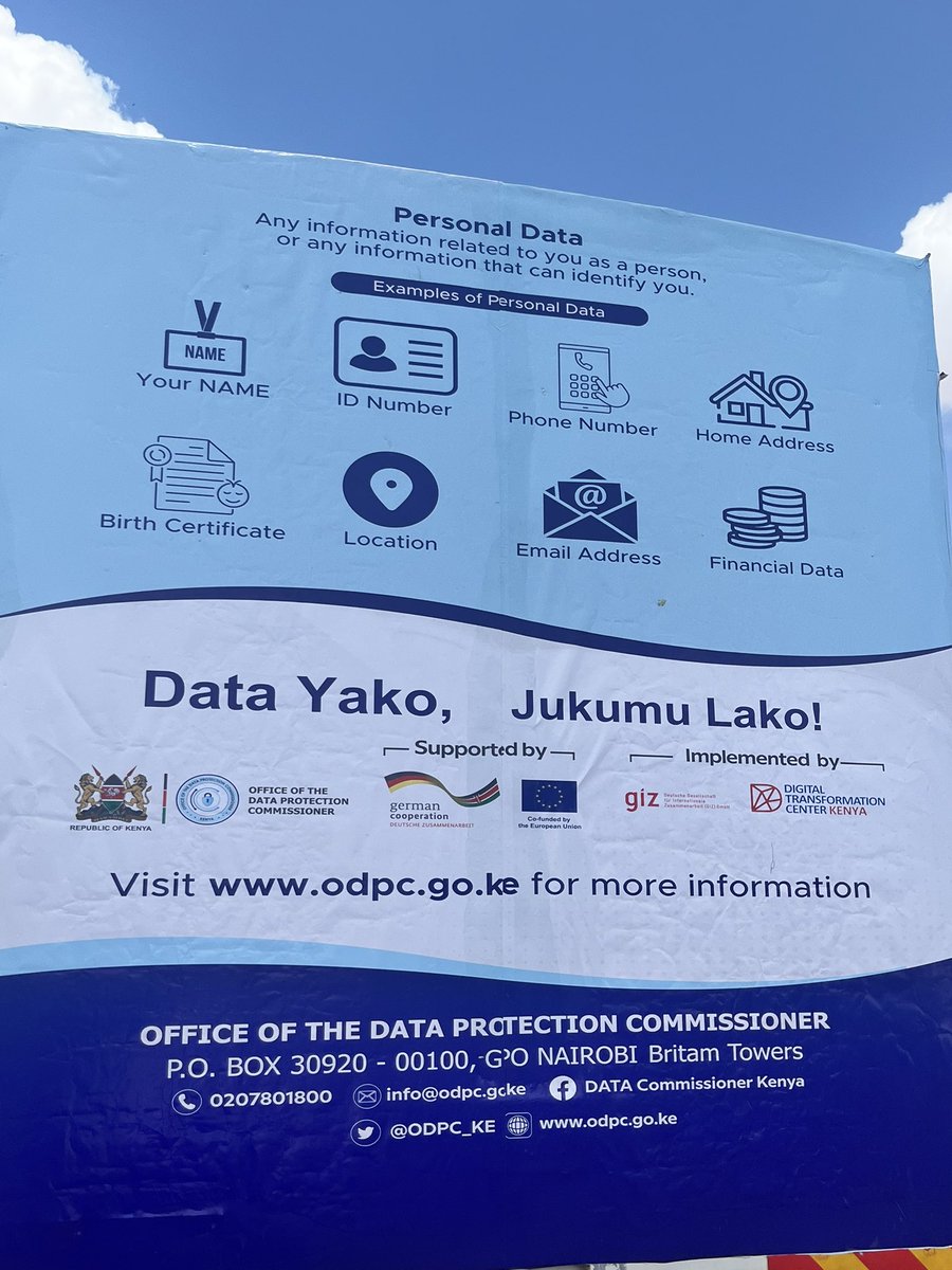 ODPC_KE's tweet image. As part on ongoing countrywide awareness campaign, the ODPC today engaged the stakeholders in Garissa through a townhall meeting that brought together various stakeholders and a roadshow program that targets the general public across the town.

The event and flag off of the…