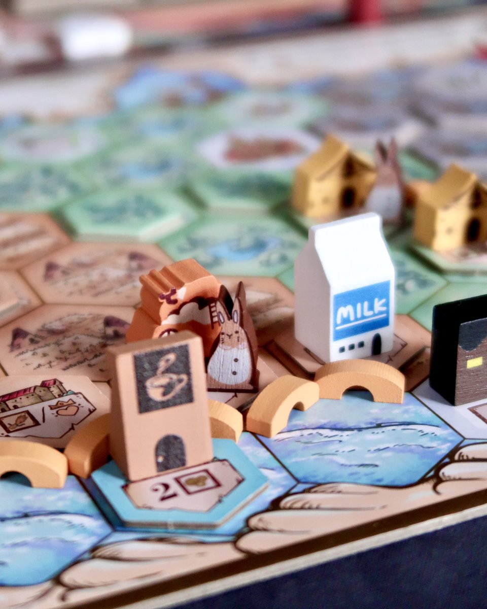 TrybSolo's tweet photo. “Sweet Lands” is a heavy euro #boardgame for 1-4 players that’s currently on Kickstarter. The campaign ends on November 27. It’s beautiful and very pleasant and fun to play 🙂 
@uchibacoya https://t.co/ZV6P025lEr