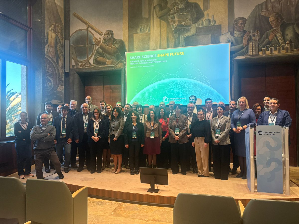 CNR Consiglio Nazionale delle Ricerche (@cnrsocial_) on Twitter photo 6-7 november #Cnr Headquarters, #Rome
Share Science Shape Future. Scientific advice in Europe: analysis, synergies and perspectives
<a href="/MC_Carro/">MariaChiara Carrozza</a> <a href="/mur_gov_/">Ministero dell'Università e della Ricerca</a> <a href="/EUScienceInnov/">EU Science & Innovation 🇪🇺</a> <a href="/EU_Commission/">European Commission</a> 6-7 november #Cnr Headquarters, #Rome
Share Science Shape Future. Scientific advice in Europe: analysis, synergies and perspectives
<a href="/MC_Carro/">MariaChiara Carrozza</a> <a href="/mur_gov_/">Ministero dell'Università e della Ricerca</a> <a href="/EUScienceInnov/">EU Science & Innovation 🇪🇺</a> <a href="/EU_Commission/">European Commission</a>