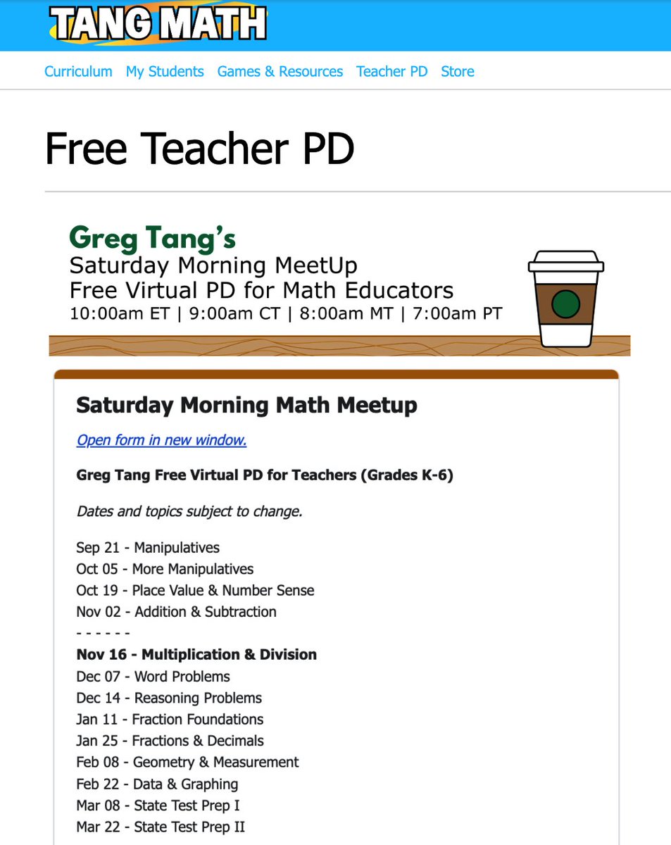 gregtangmath's tweet photo. Do kids struggle with their times tables? Join us as we build a runway for teaching multiplication, division &amp; fractions – starting in K &amp; 1.

Are kids taking flight with fractions &amp; decimals in 5th grade? They should be. Both are part of the progression!

https://t.co/6I2mCUjuct https://t.co/u73PUecHyL