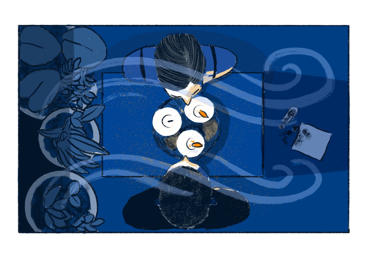 Our November Featured Story is here! Don't miss 'EISOPTROPHOBIA' by Nur Turkmani: a sharp-witted, poignant tale of brief encounters and missed (or dis-) connections set in Beirut. The terrific illustration is by Lylet Soliven. Read it here now: buff.ly/4hFBH6m