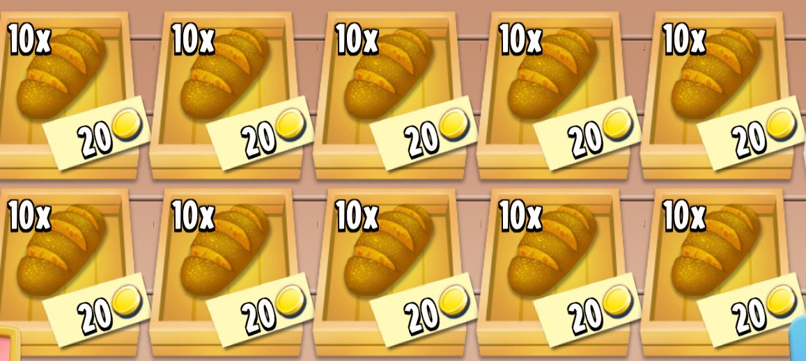 🌷Set ขนมปัง 200 ชิ้น 10฿

🌷 DM ได้เลยน้า / แยกได้น้า

#haydaythailand  #haydayshop  #ขายฟาร์มhayday