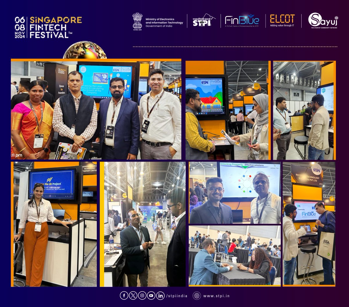 🔥 Day 2 <a href="/sgfintechfest/">Singapore FinTech Festival</a>

The energy at the STPI Startup Pavilion in Hall 4 of the Singapore Expo was palpable as STPI startups showcased their groundbreaking solutions and trailblazing innovations to a captivated audience of investors and delegates. 
A thrilling glimpse of the