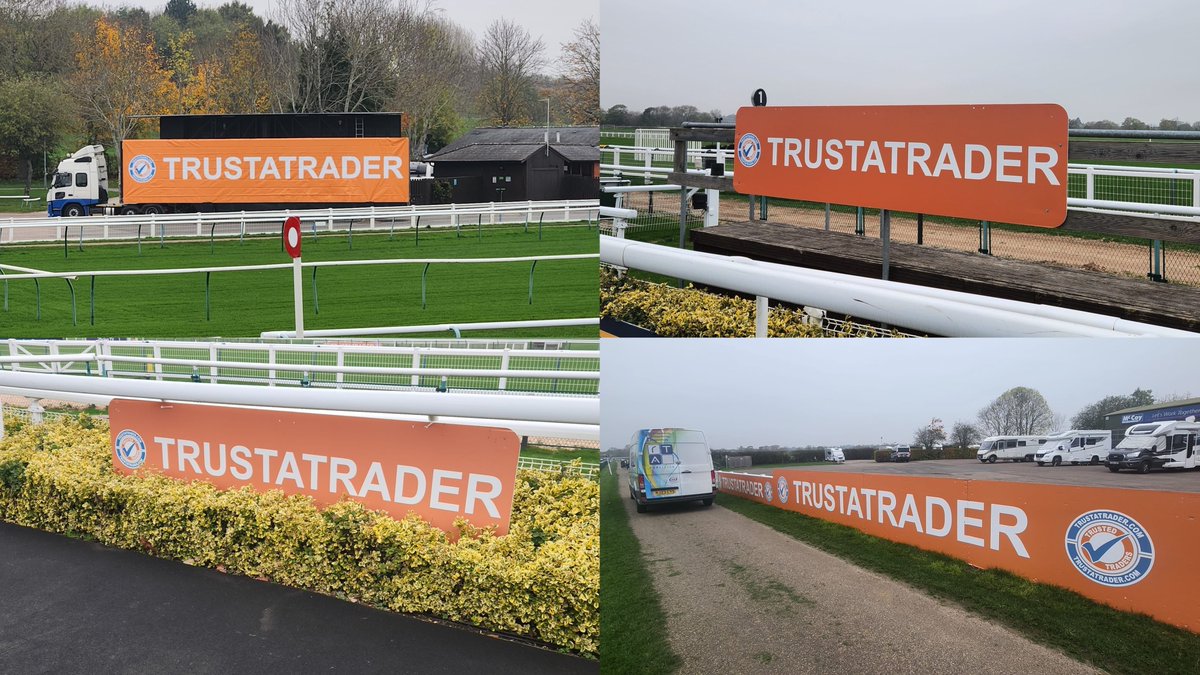 Tuesday this week saw #Trustatrader supporting the latest jump racing at Warwick Racecourse featuring the Stan Mellor Chase. Named after the famous jockey and trainer Stan Mellor, who was the first to ride 1,000 jump winners. 

rtapublicity.co.uk

#RTApublicity