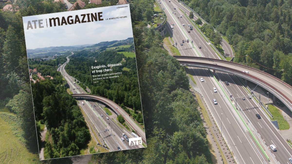 Le dernier numéro de notre magazine est arrivé !💚
L'accent est mis sur le NON aux projets autoroutiers extrêmes. À lire dès maintenant : ate.ch/magazine-ate