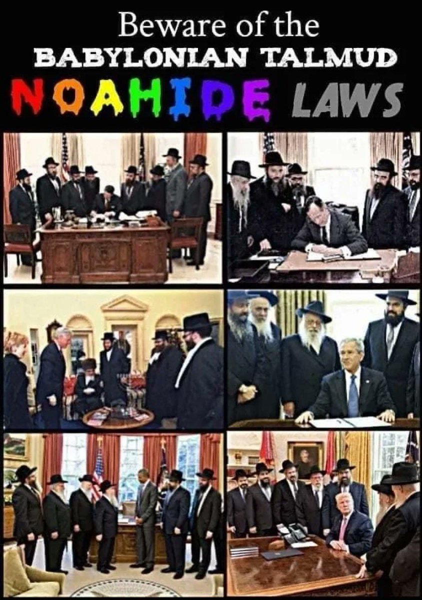 TheAlarmClock33's tweet photo. #Election2024 #AIPAC #NoahideLaws #ZOG #POTUS #Goyim #Israhell #Trump #MAGA #MIGA #TrumpIsAJew #Talmud #Judaism #RabbiGaryBusey #JesuitsAreScapegoats #FreemasonryIsJewish #FreedomHoax #VotingHoax #USApolitics #ChristiansAreUsefulIdiots #USSA #Bolsheviks #Communism #Netanyahu https://t.co/pkCLQiSkcK