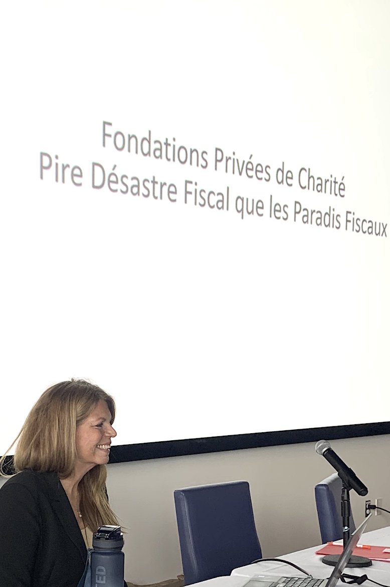 BrigitteAlepin's tweet photo. Un véritable plaisir de présenter un sujet qui me passionne à la Table nationale des Corporations de développement communautaire #TNCDC !
#justicefiscale https://t.co/sPW0YHkONO