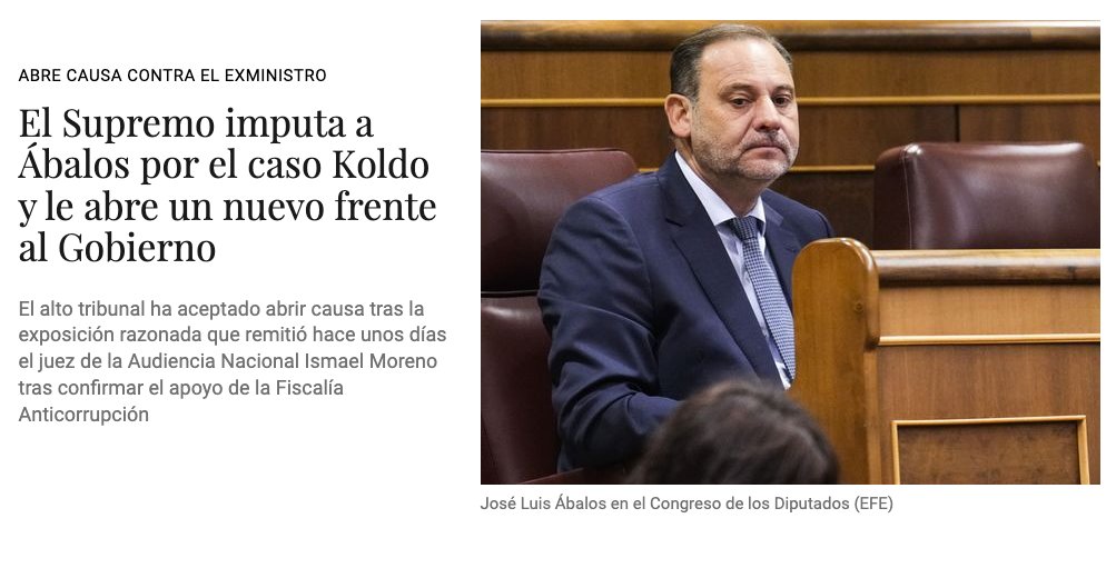 Le imputan por pertenencia a organización criminal, tráfico de influencias, cohecho y malversación. No está mal para la persona que hace sólo 6 años se encargó personalmente de fundamentar la moción de censura en la corrupción.