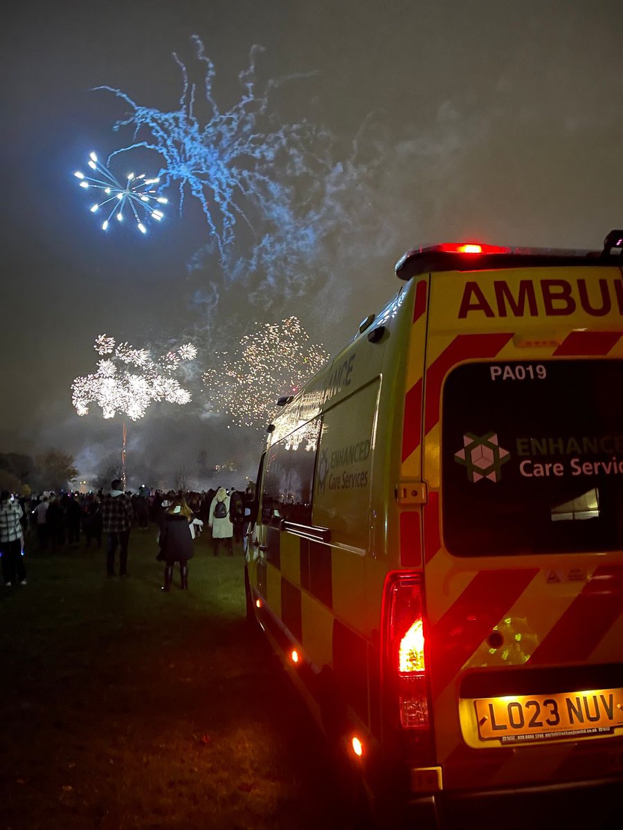 Over the last week our teams have been out and about across London and the South, delivering high quality medical care to a range of fireworks 🎆 events! #TeamECS #DoItRight #EventProfs