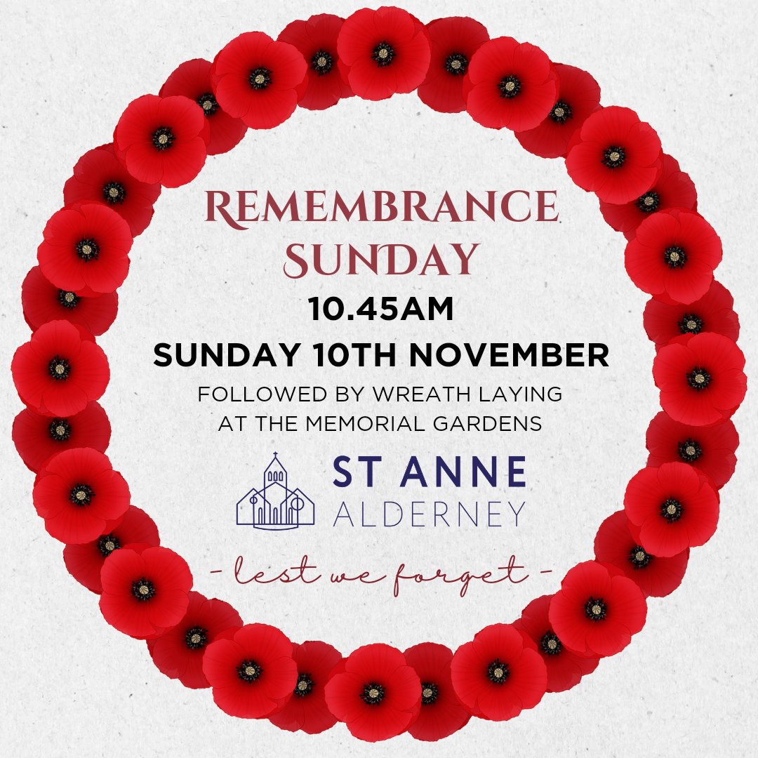#RemembranceSunday
#allarewelcome 
#LestWeForget 
#Alderney 
<a href="/States_Alderney/">States of Alderney</a>