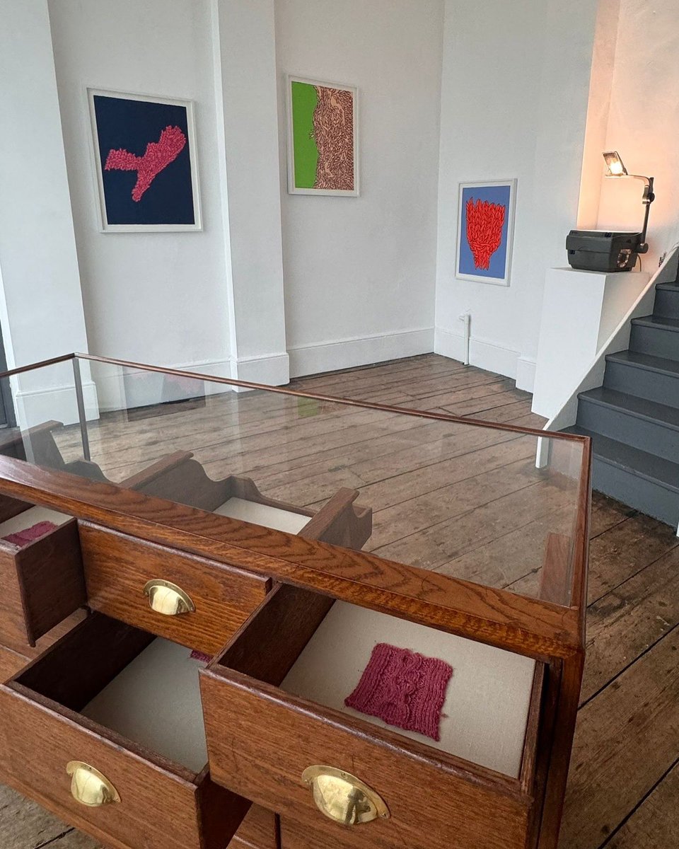 Our last exhibition of the year opens on Sunday 2pm - 4pm by the wonderful Nicole Polonsky.

Mistakes Consistently Throughout is a new body of work developed by Nicole Polonsky that explores latent meaning in an apparently unremarkable cardigan.

moca.london/nicolepolonsky…