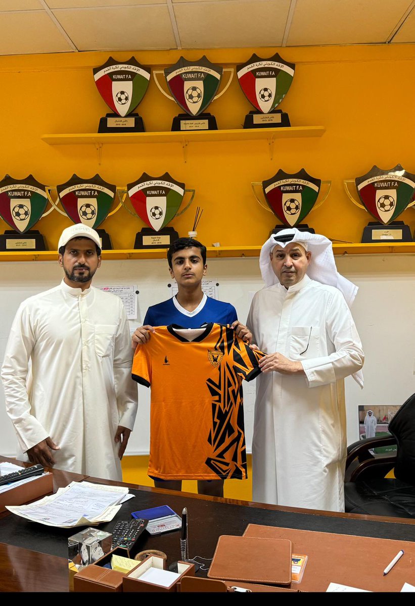 alraisports's tweet photo. نادي القادسية يضم لاعب منتخب الكويت للناشئين لكرة القدم شافي القحطاني (مواليد 2009) بعد انتهاء عقده مع النادي العربي. https://t.co/lCj1JdXAzz