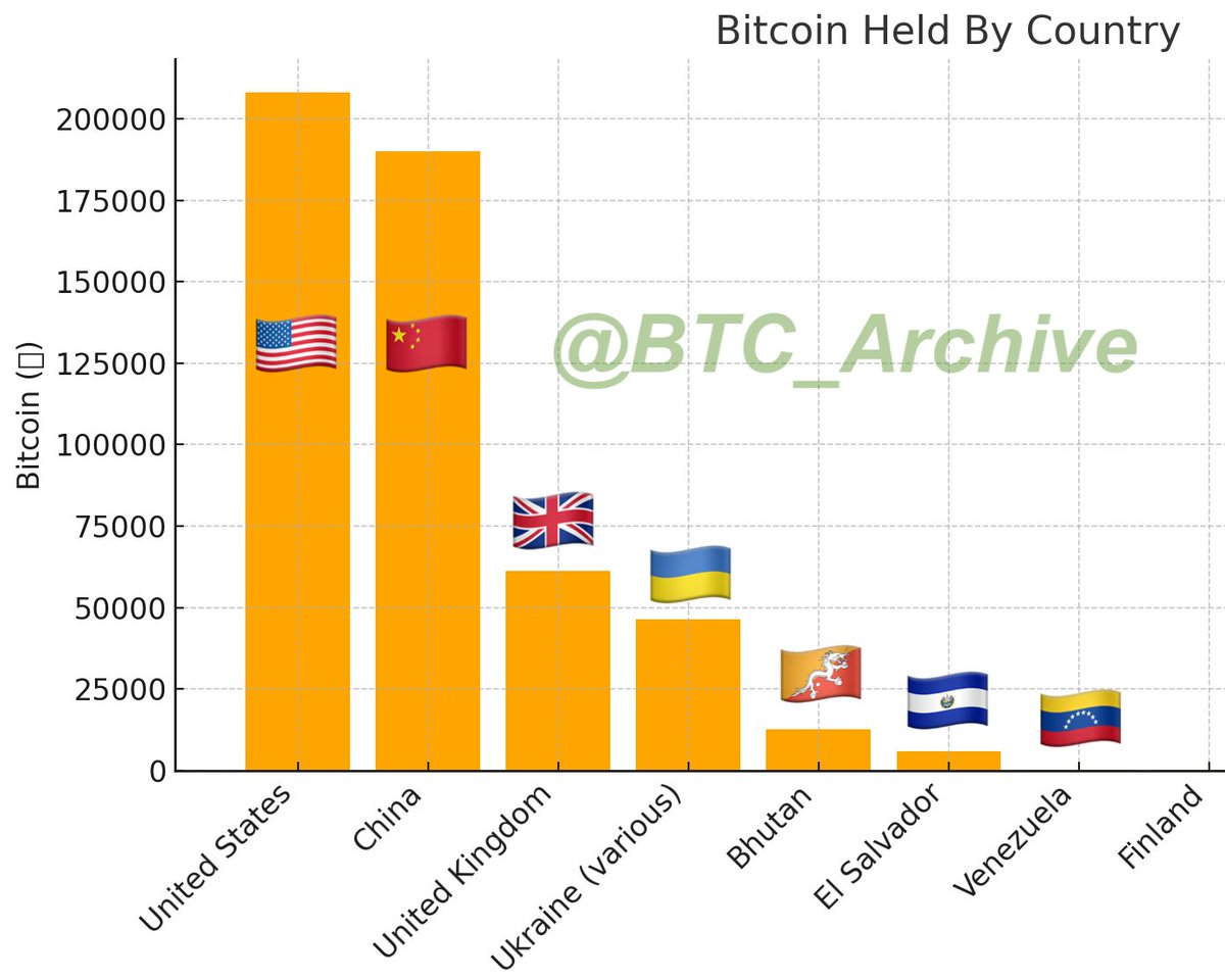 "Bitcoin nel Mondo: Crescente Interesse dei Paesi per la Criptovaluta secondo Bitcoin Archive"