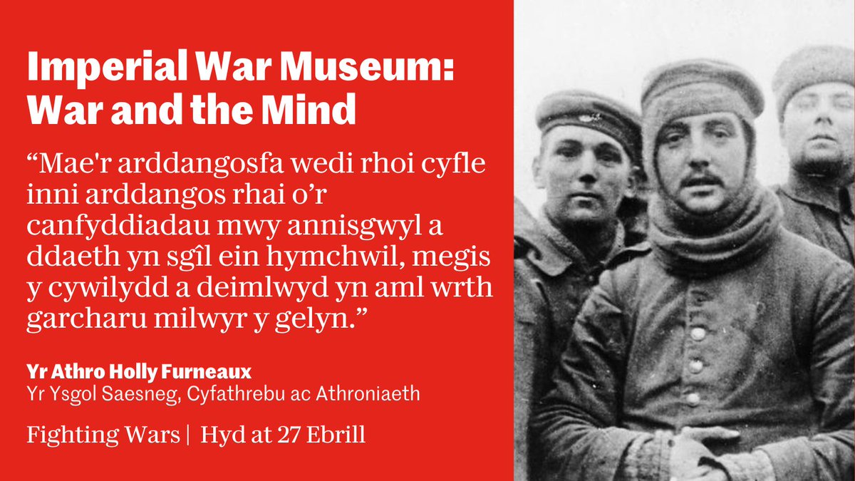 CUEnglishCommPhilos (@cuengcommphilos) on Twitter photo Face-to-face with the enemy
Ymchwil newydd ar ddod wyneb-yn-wyneb â’r gelyn dros y ddwy ganrif ddiwethaf yn cael ei dangos mewn arddangosfa newydd yn yr Amgueddfa Ryfel Ymerodrol
<a href="/I_W_M/">Imperial War Museums</a> <a href="/FurneauxHolly/">Holly Furneaux</a> <a href="/prifysgolCdydd/">Prifysgol Caerdydd</a>
tinyurl.com/2p8628tz Face-to-face with the enemy
Ymchwil newydd ar ddod wyneb-yn-wyneb â’r gelyn dros y ddwy ganrif ddiwethaf yn cael ei dangos mewn arddangosfa newydd yn yr Amgueddfa Ryfel Ymerodrol
<a href="/I_W_M/">Imperial War Museums</a> <a href="/FurneauxHolly/">Holly Furneaux</a> <a href="/prifysgolCdydd/">Prifysgol Caerdydd</a>
tinyurl.com/2p8628tz