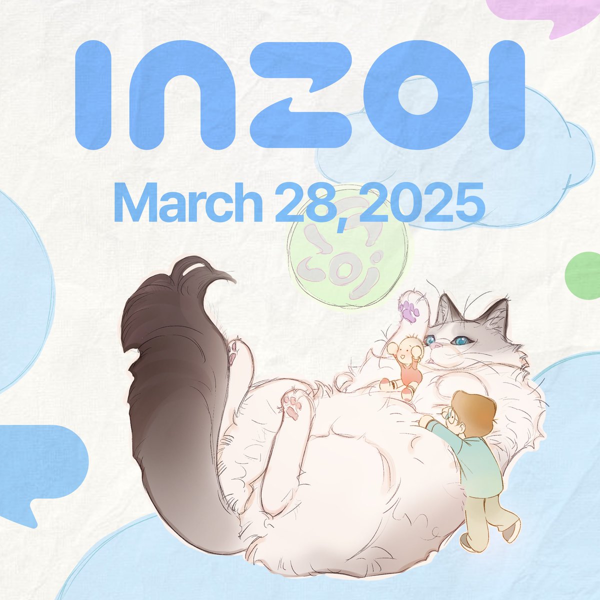 We are finally ready to share the long-awaited news: the release date for inZOI Early Access🗓️

We know many of you have been looking forward to our official statement, and we sincerely appreciate your patience and enthusiasm along the way.

Our Producer &amp; Director, Kjun, has