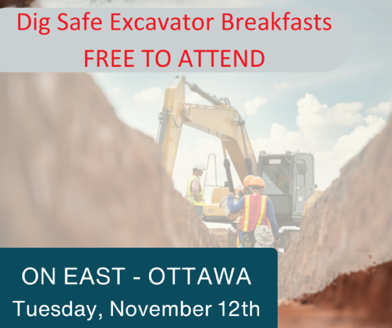 ORCGA's tweet photo. Join us at the ON EAST - OTTAWA DIG SAFE EXCAVATOR BREAKFAST on Tues. Nov. 12th (Free to attend).
#ORCGA
https://t.co/yjwxCLbLhl
Presentations by:
Enbridge
Ontario One Call https://t.co/RvtvGZFSlA