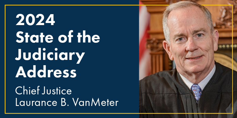 kentuckycourts's tweet photo. Don’t miss out on the 2024 State of Judiciary address! Chief Justice VanMeter will speak before the Interim Joint Committee on Judiciary today at 11 a.m. EST. Tune in at https://t.co/WifQBDticF
#StateCourts #Kentucky @KET https://t.co/cKV4TucbEs