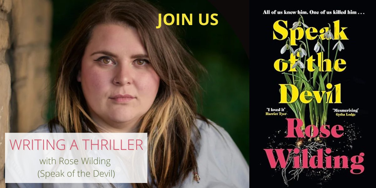 Writers_Artists's tweet photo. Do you want to have your readers on the edge of their seats? Then don't miss your chance to book our masterclass on thriller writing with @Rose_Wldng 

She will be sharing her top tips to draw readers in and pack a punch!

Book now to join us on 18th Nov: https://t.co/QUAovGwXdy https://t.co/qo3du5aJ5Q
