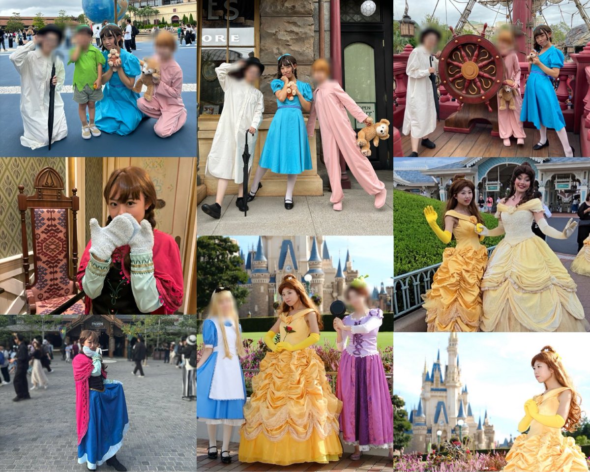 Mannie0918's tweet photo. 駆け抜けた2024 Disney Halloween🎃
8年くらいこの界隈いるけど過去イチでいろいろ着た年でした！

今までのお友達も、新しいお友達も一緒に遊んでくれてありがとう💞
今年もいろんな出逢いがあって楽しかったなあ🥰ᩚ

ありがとうございました🫶

 #Dハロ仮装2024 https://t.co/LiiHXpGlzU