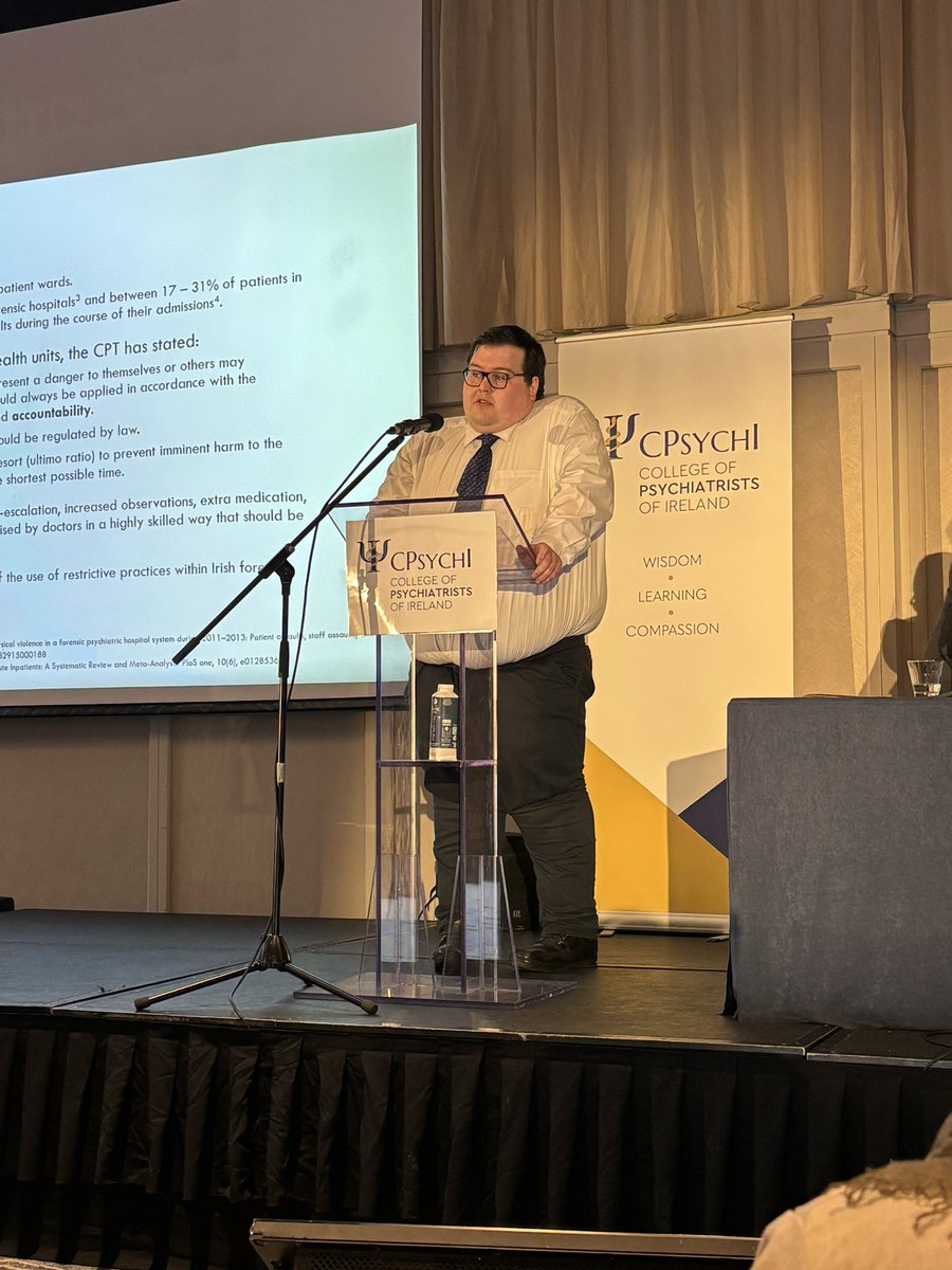 The NCHD Oral Presentations at the winter conference were excellent. Among those who shared their research were Drs Louisa Gannon, Aoife Gordon, Yvonne Hartnett &amp; Joe Leahy.
#psychconf