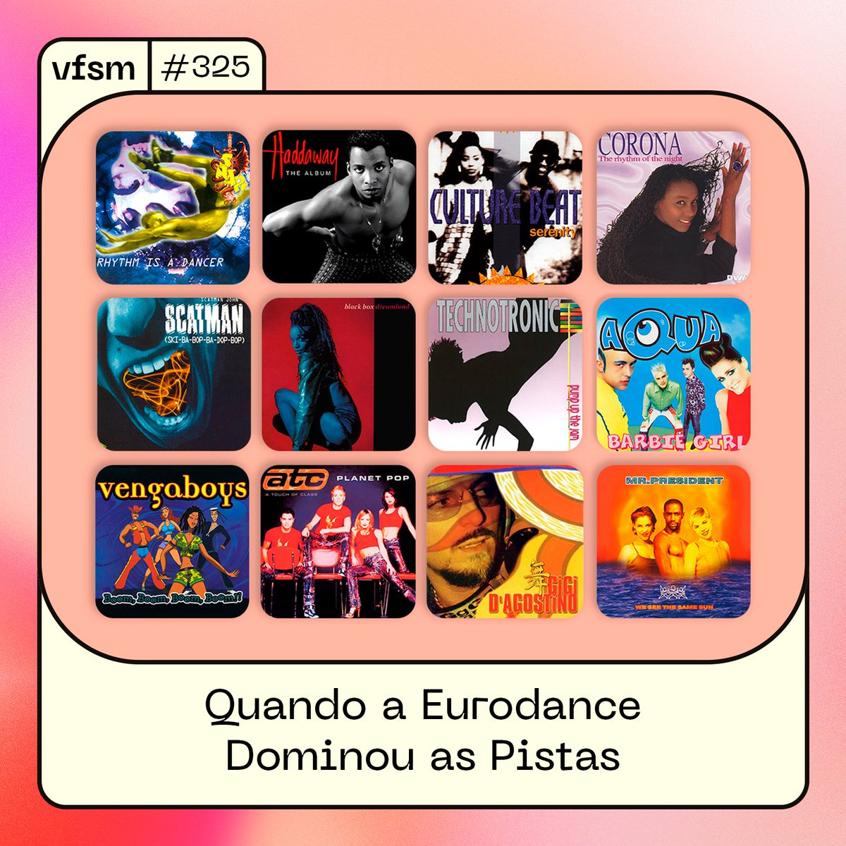 podcastvfsm's tweet image. Nesta edição, @cleberfacchi, @almeidadora_, @_renanguerra e @nik_silva voltam no tempo para conversar sobre a origem da #Eurodance, o ápice na década de 1990 e toda a movimentação que revelou nomes como Haddaway, Corona, Technotronic e La Bouche.

Ouça 🎧 tinyurl.com/nhhd7ayk