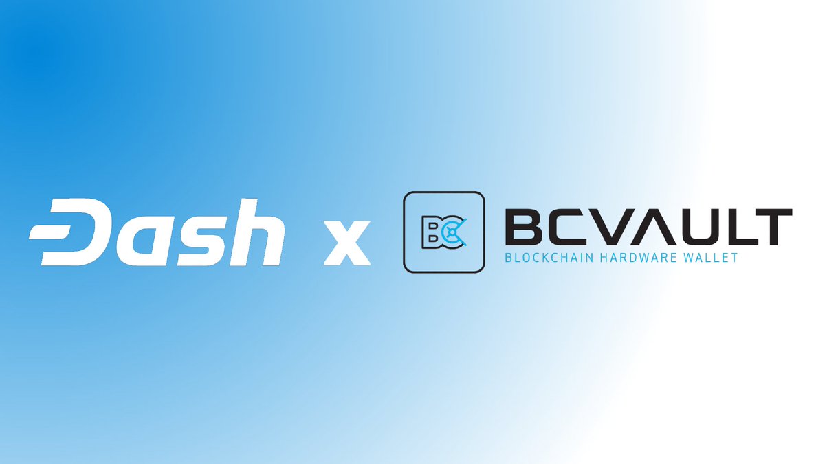 News1Lead's tweet image. ✨ @Dashpay has entered into a strategic partnership with @BCVaultOfficial.

📟 #BCVault is a cutting-edge hardware wallet designed to provide unparalleled security for cryptocurrency holdings. By eliminating the need for a seed phrase, a common vulnerability in traditional